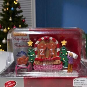 Lemax Gingerbread Countdown Till Christmas Set 2019 Santa 93441 New In Package